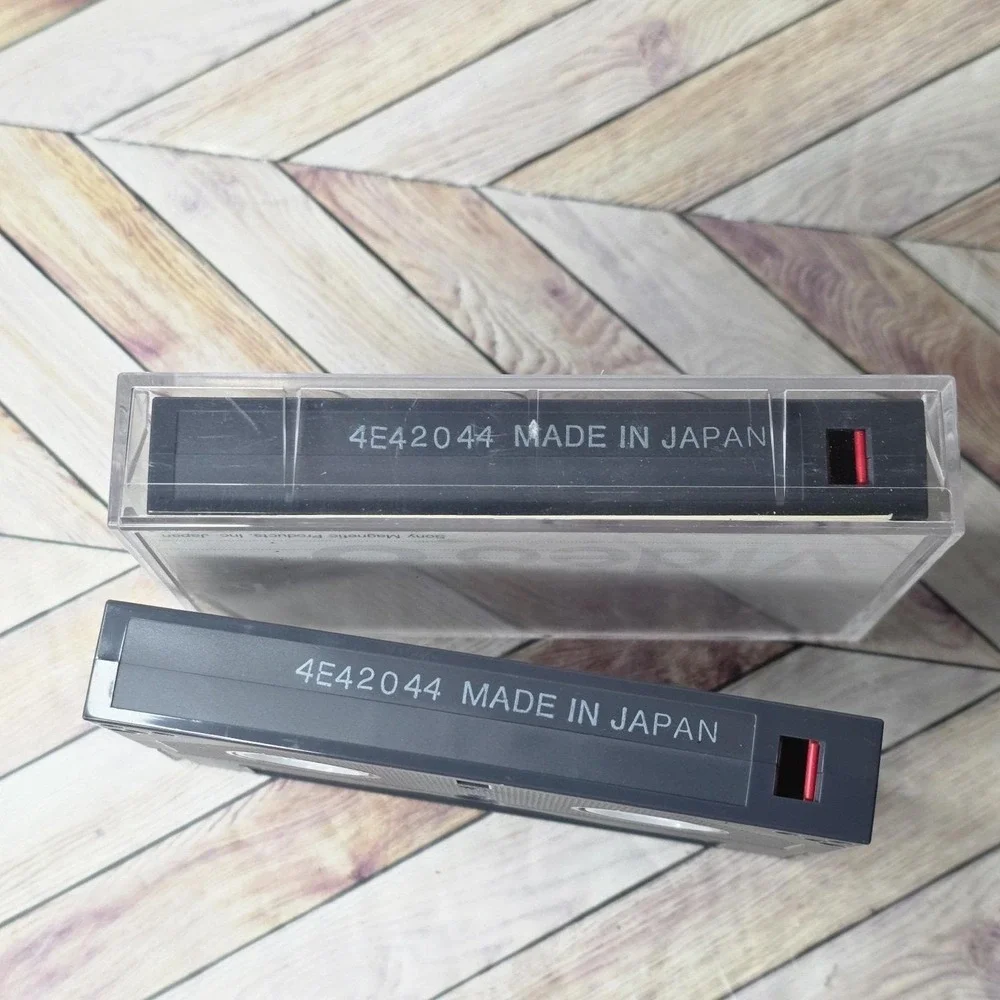 2 Sony P6-120MP Video 8 Tape Cartridge Blank Cassette A6, New Not Sealed READ